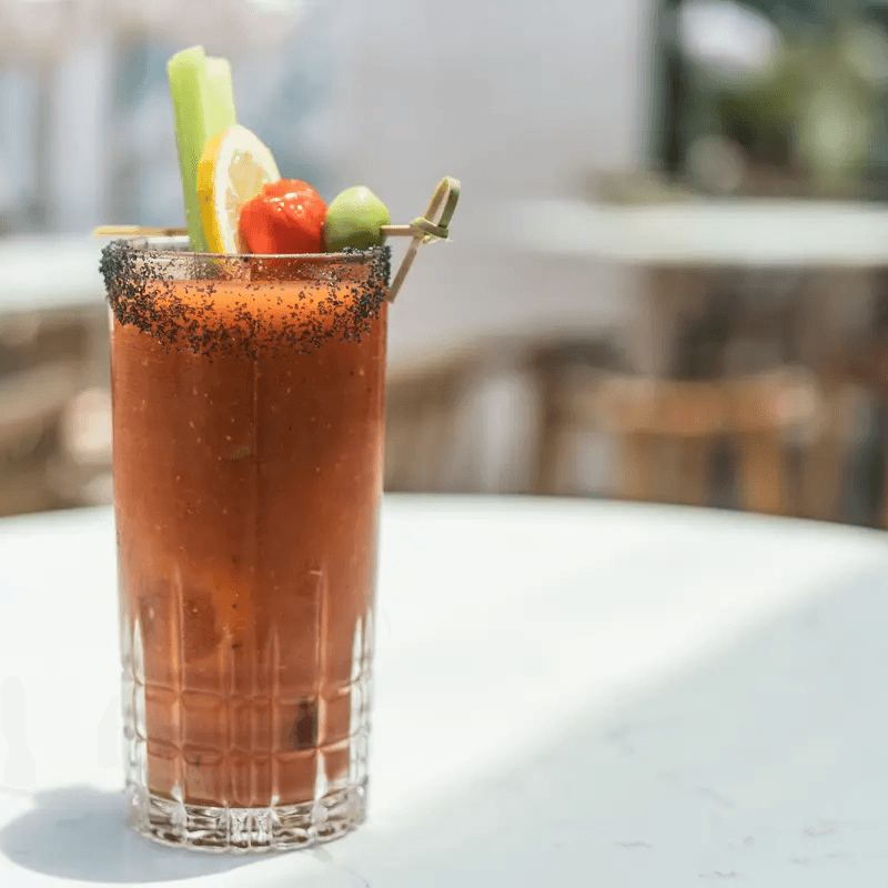 Miss B's Coconut Club Bloody Mary cocktail Mission Beach San Diego