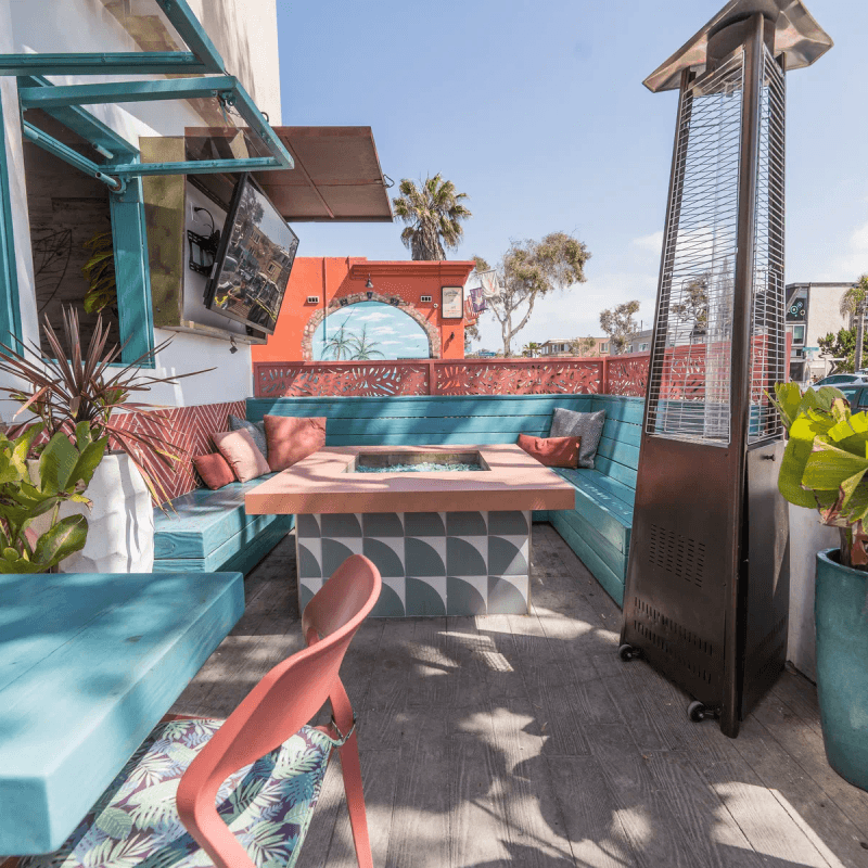 Miss B's Coconut Club open-air bar Mission Beach San Diego
