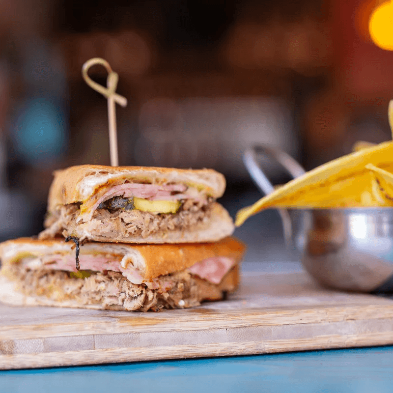 Miss B's Coconut Club El Cubano Sandwich Mission Beach San Diego