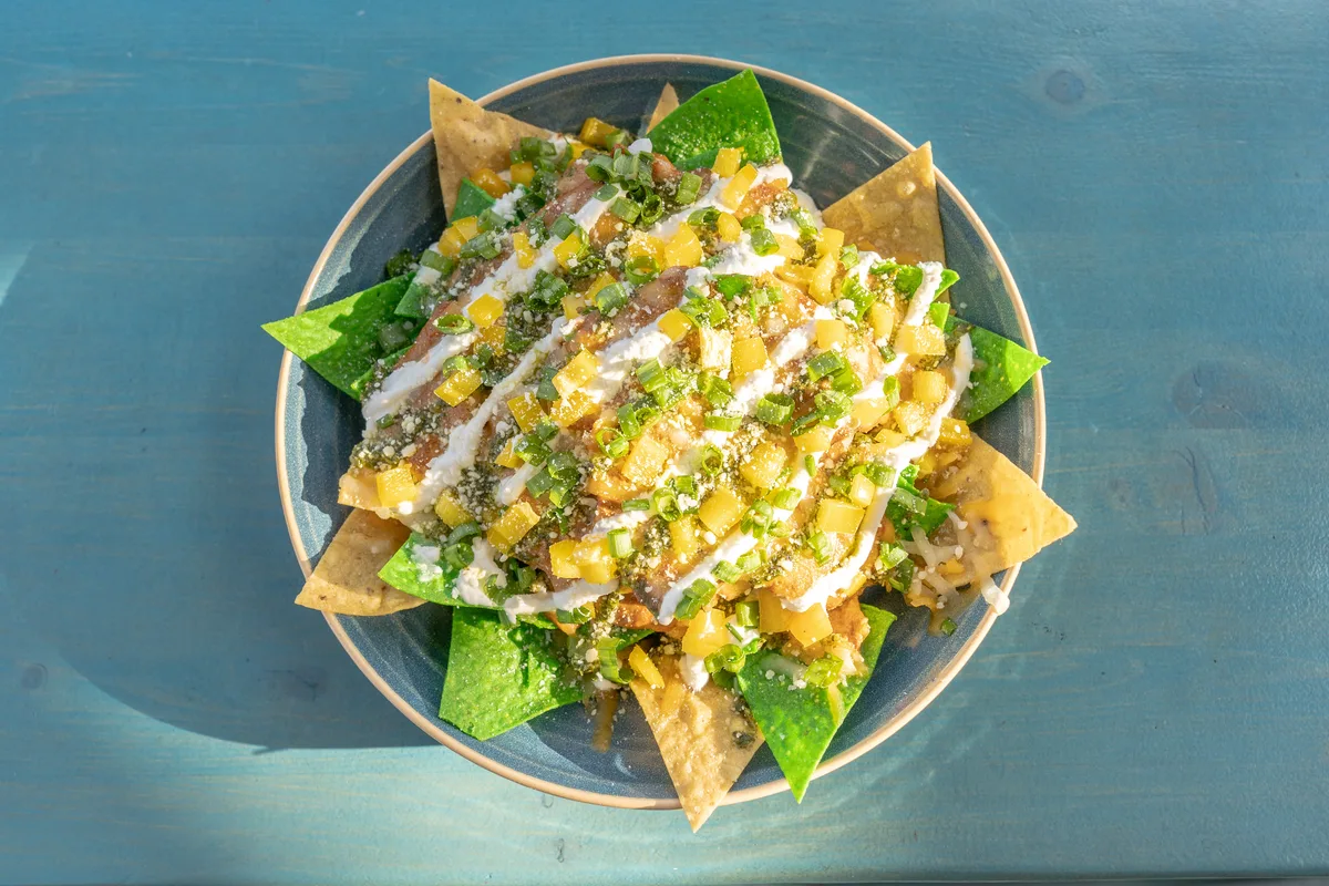 Miss B's Coconut Club Nachos Mission Beach San Diego