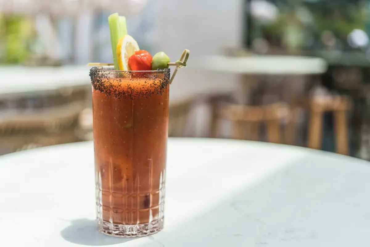 Miss B's Coconut Club Bloody Mary cocktail Mission Beach San Diego