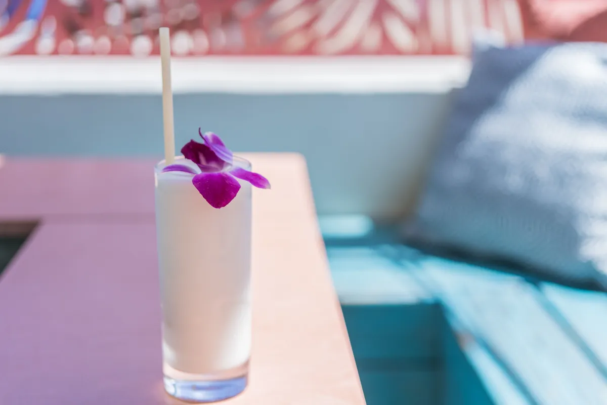 Miss B's Coconut Club Coconut Margarita cocktail Mission Beach San Diego