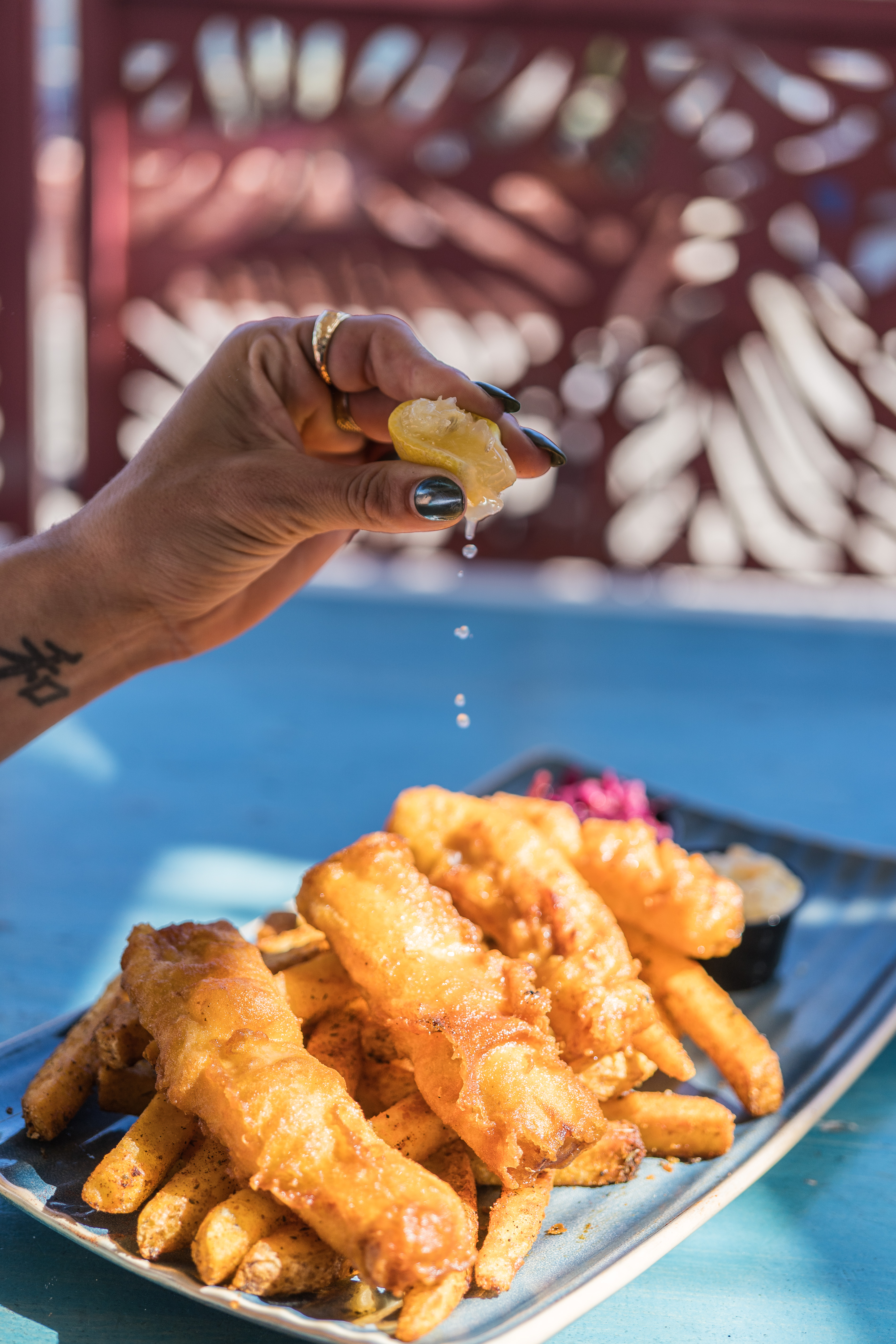 Miss B's Coconut Club fish and chips Mission Beach San Diego