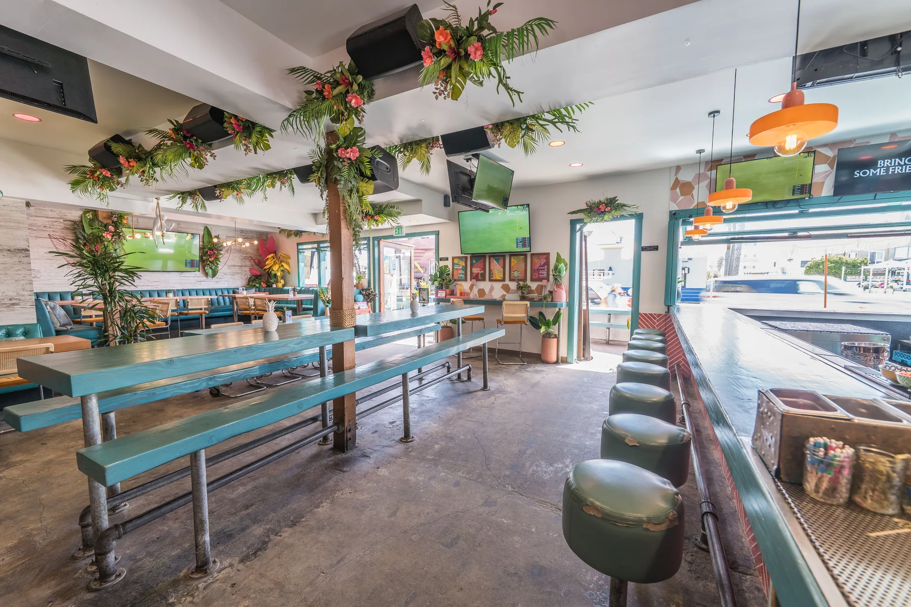 Miss B's Coconut Club The Interior Mission Beach San Diego